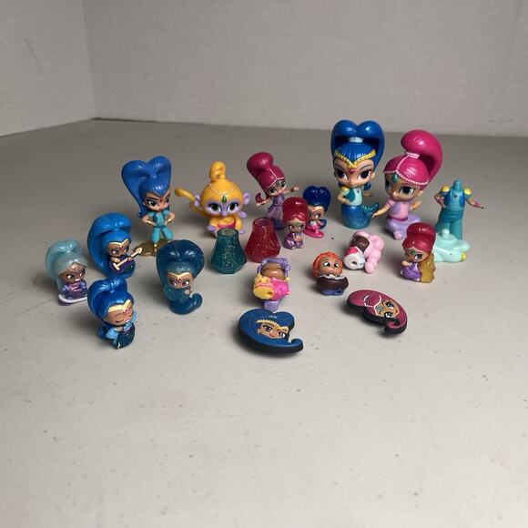 Shimmer & Shine Teenie Genies Nickelodeon Mini Figures Variety Lot + Jibbitz - Picture 7 of 13